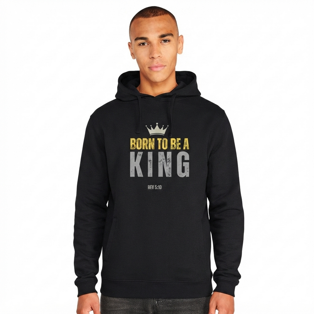 The Two Shall Be One Ministry-Fashion-BORN TO BE A KING-Men's Hoodie-001