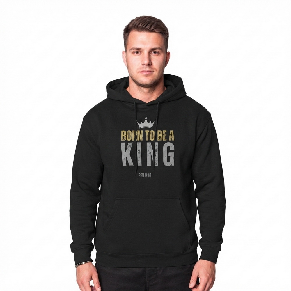 The Two Shall Be One Ministry-Fashion-BORN TO BE A KING-Men's Hoodie-003 The Two Shall Be One Ministry-Fashion-BORN TO BE A KING-Men's Hoodie-003