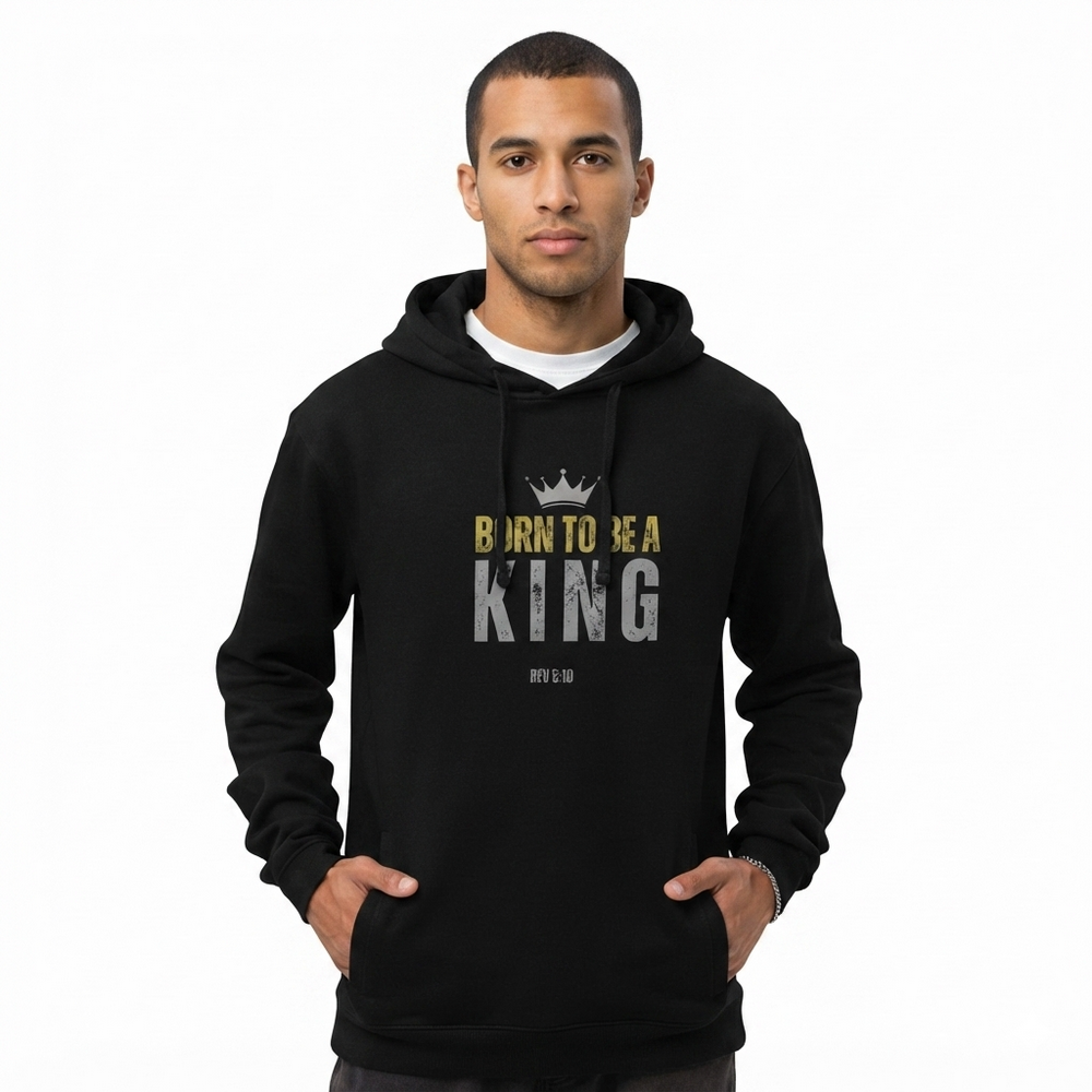 The Two Shall Be One Ministry-Fashion-BORN TO BE A KING-Men's Hoodie-008