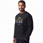 The Two Shall Be One Ministry-Fashion-BORN TO BE A KING-Men's Sweatshirt-005