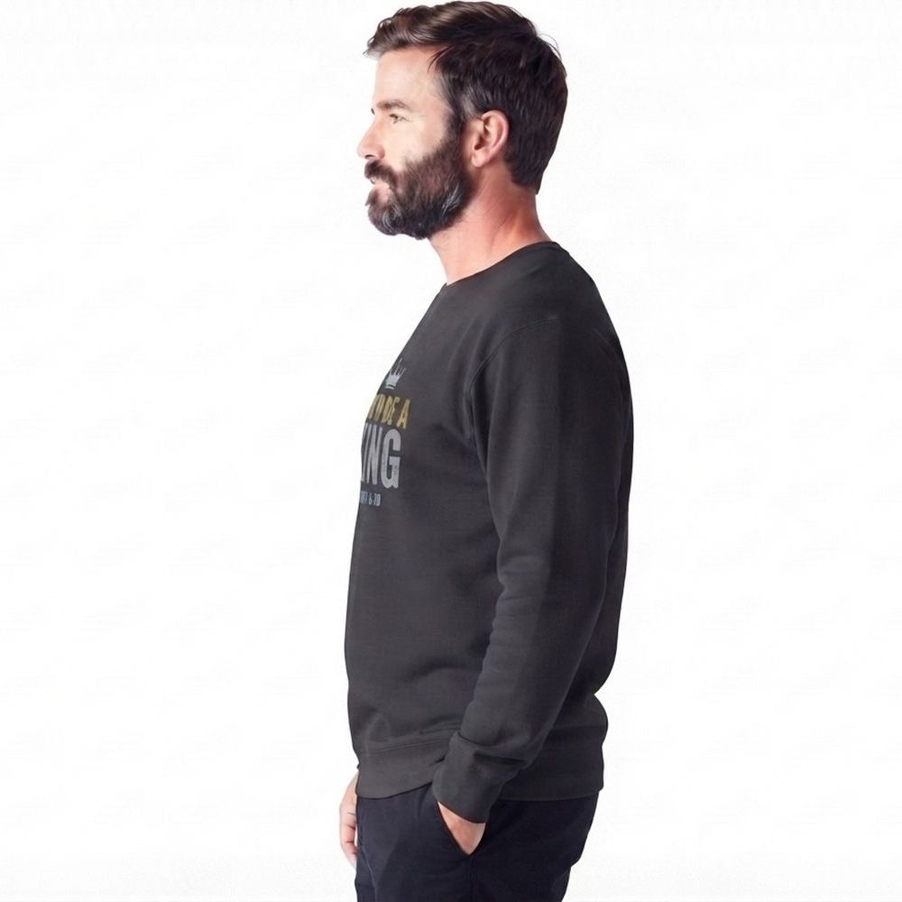 The Two Shall Be One Ministry-Fashion-BORN TO BE A KING-Men's Sweatshirt-009