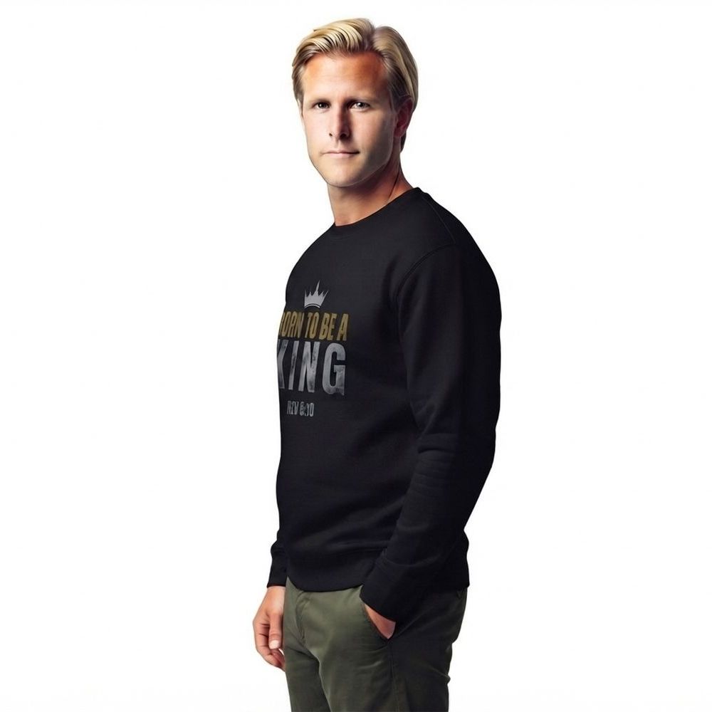 The Two Shall Be One Ministry-Fashion-BORN TO BE A KING-Men's Sweatshirt-011