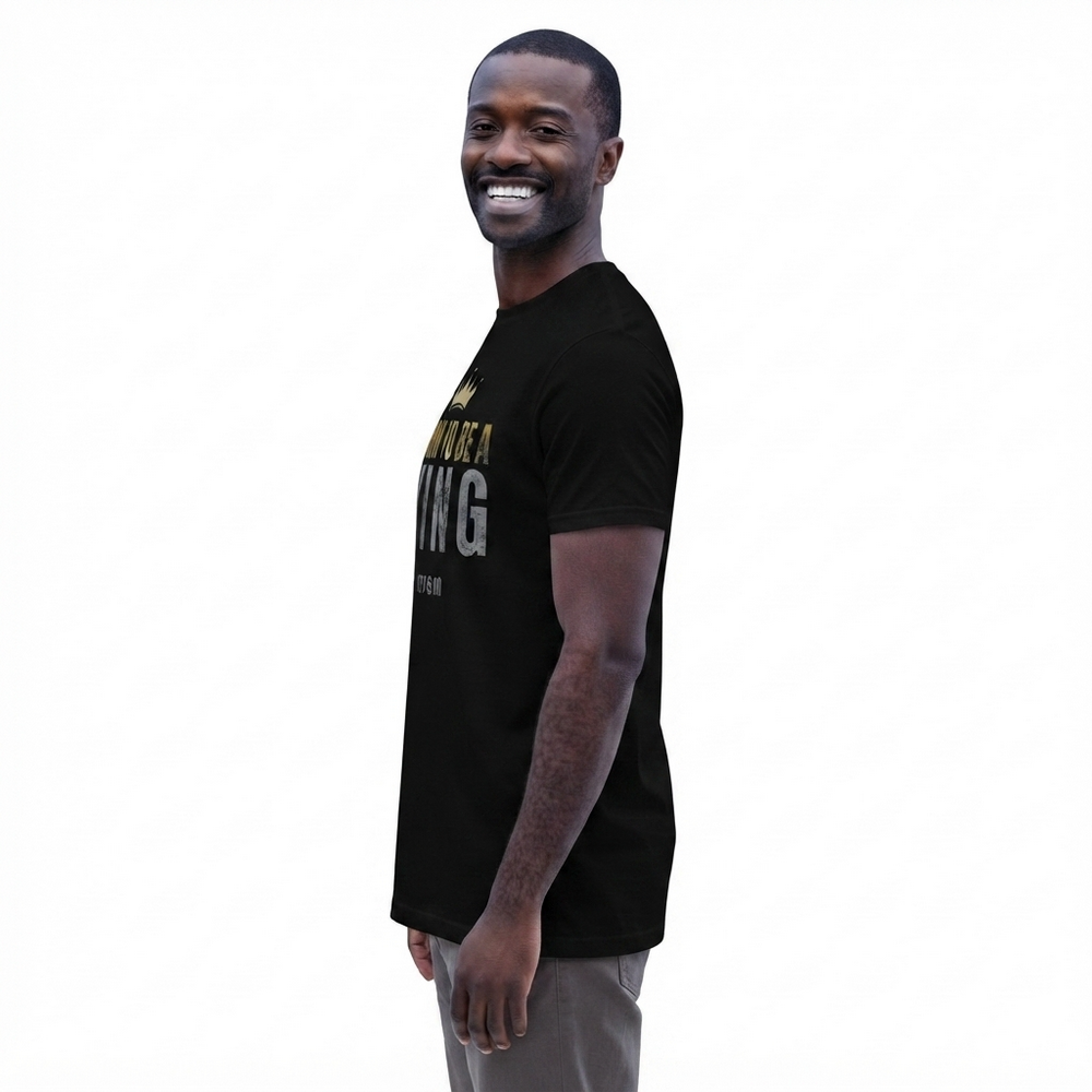The Two Shall Be One Ministry-Fashion-BORN TO BE A KING-Men's T-Shirt-Black-004