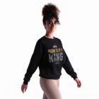 The Two Shall Be One Ministry-Fashion-BORN TO BE A KING-Women's Sweatshir-Black-003
