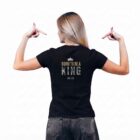 The Two Shall Be One Ministry-Fashion-BORN TO BE A KING-Women's T-Shirt-Black-004