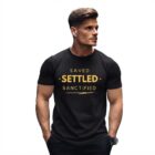The Two Shall Be One Ministry-Fashion-SAVED SETTLED SANCTIFIED-T-Shirt-black-001